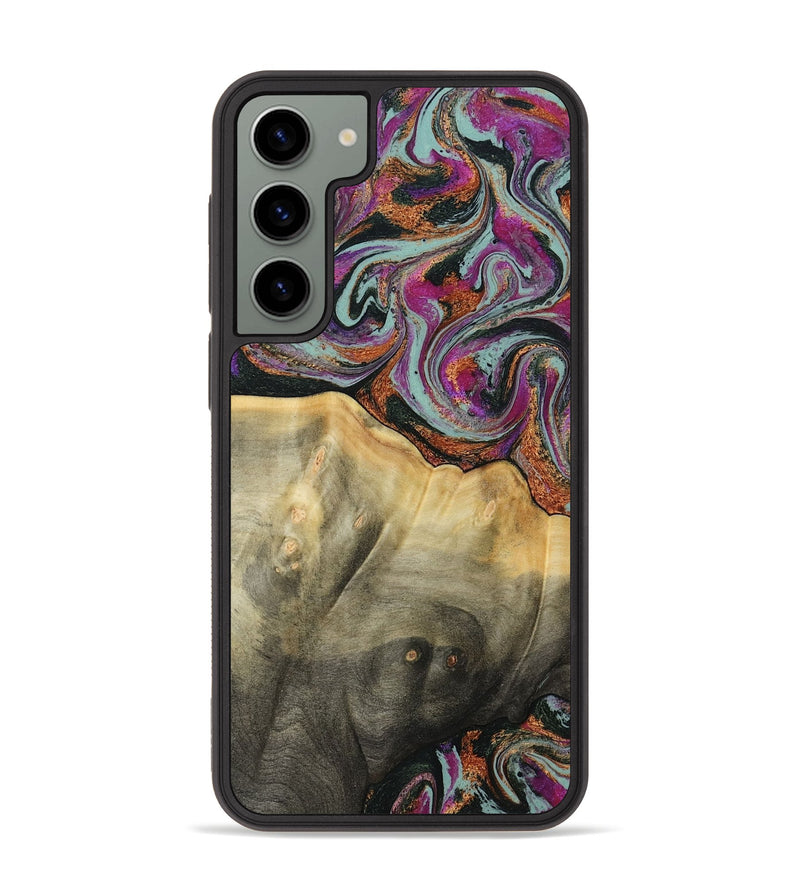 Galaxy S23 Plus Wood Phone Case - Matheo (Green, 799407)