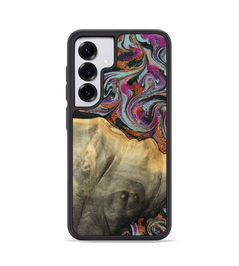 Galaxy S25 Wood Phone Case - Matheo (Green, 799407)