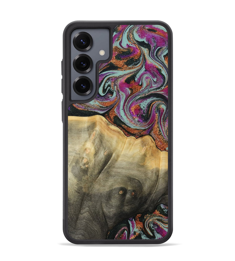 Galaxy S25 Plus Wood Phone Case - Matheo (Green, 799407)