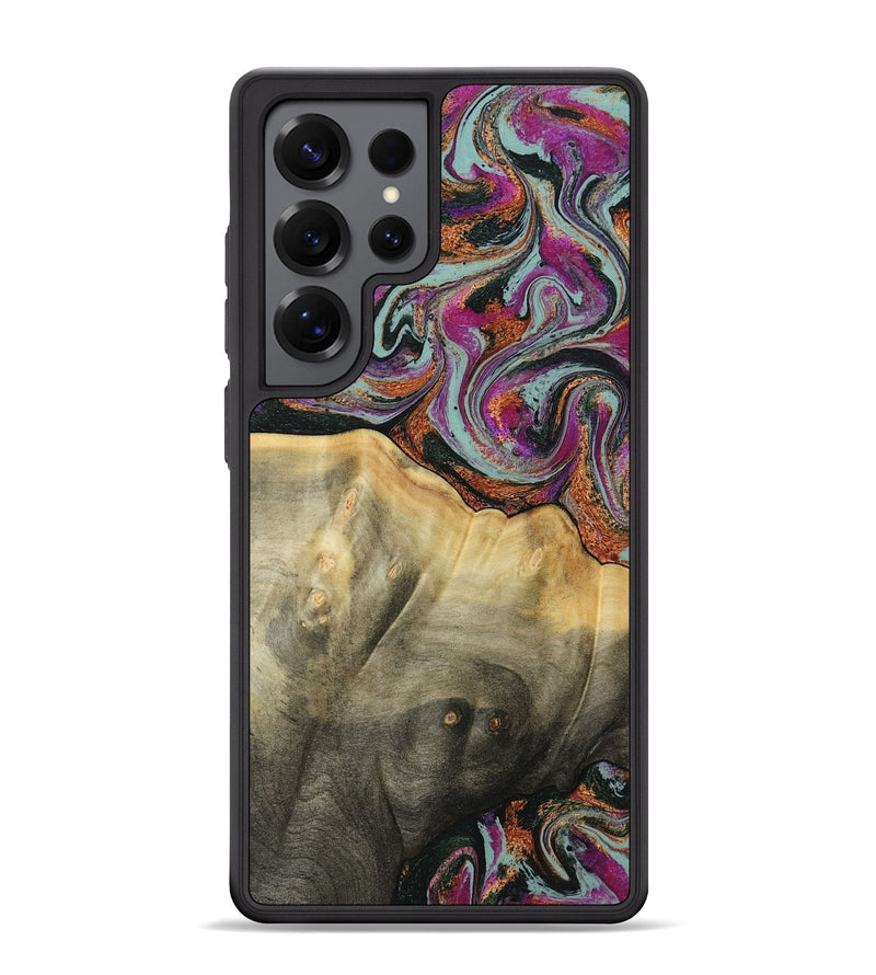 Galaxy S25 Ultra Wood Phone Case - Matheo (Green, 799407)