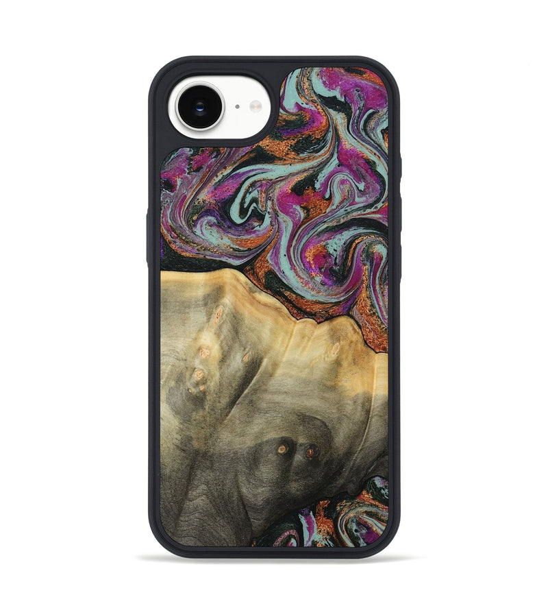 iPhone 16e Wood Phone Case - Matheo (Green, 799407)