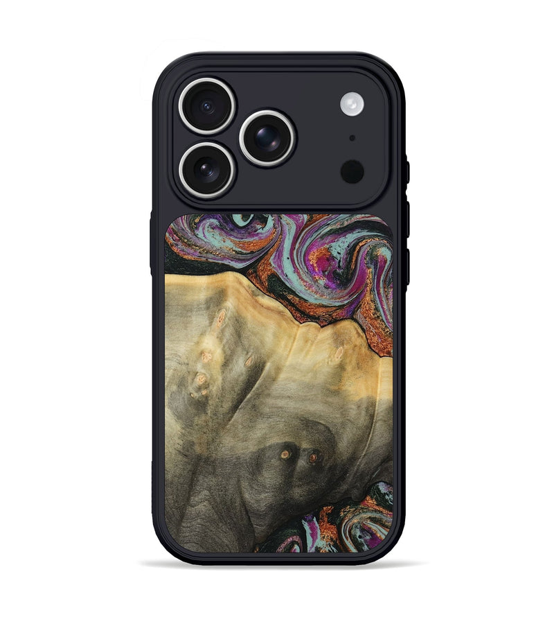 iPhone 17 Pro Wood Phone Case - Matheo (Green, 799407)