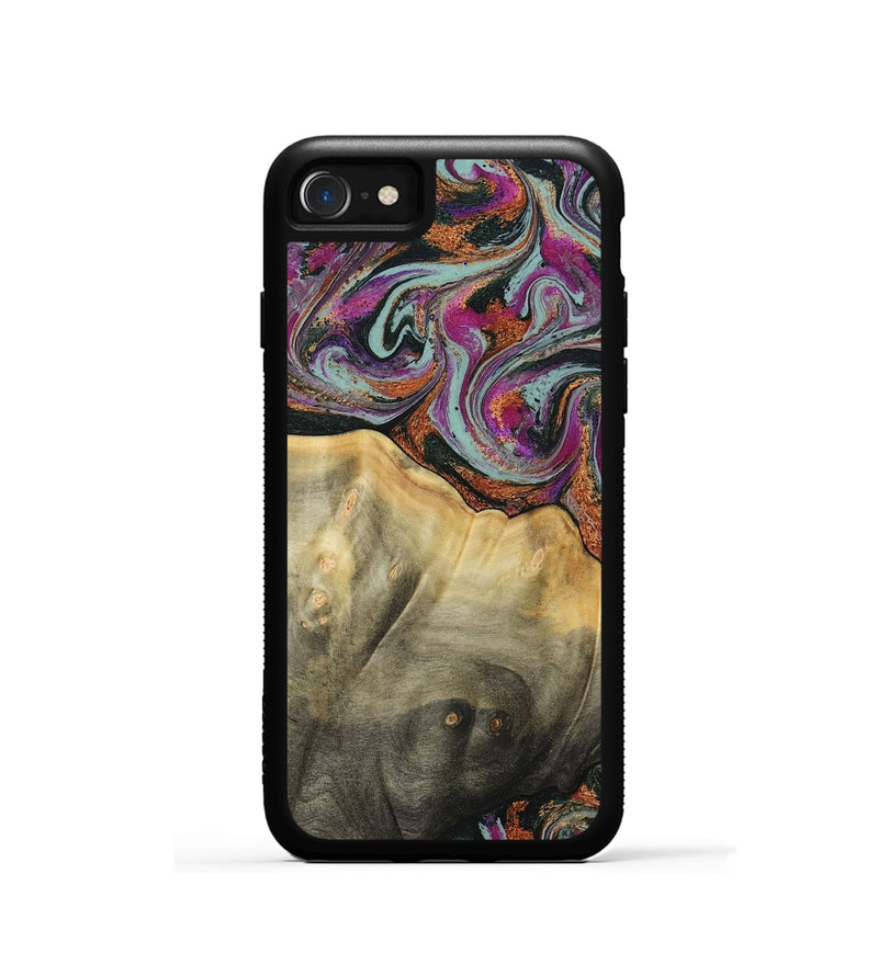 iPhone SE Wood Phone Case - Matheo (Green, 799407)