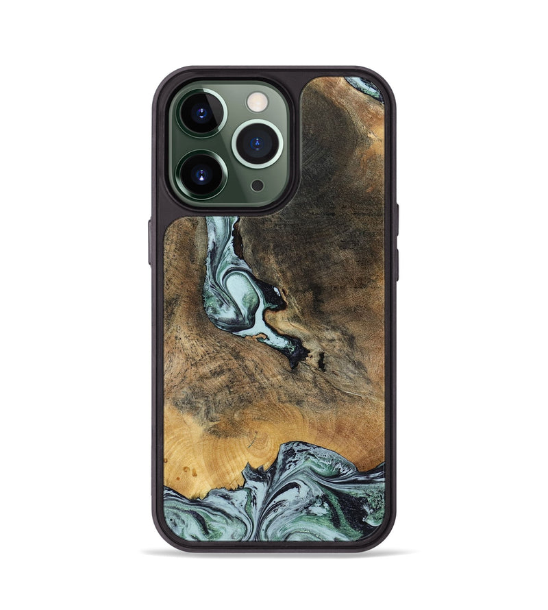 iPhone 13 Pro Wood Phone Case - Avi (Green, 799408)