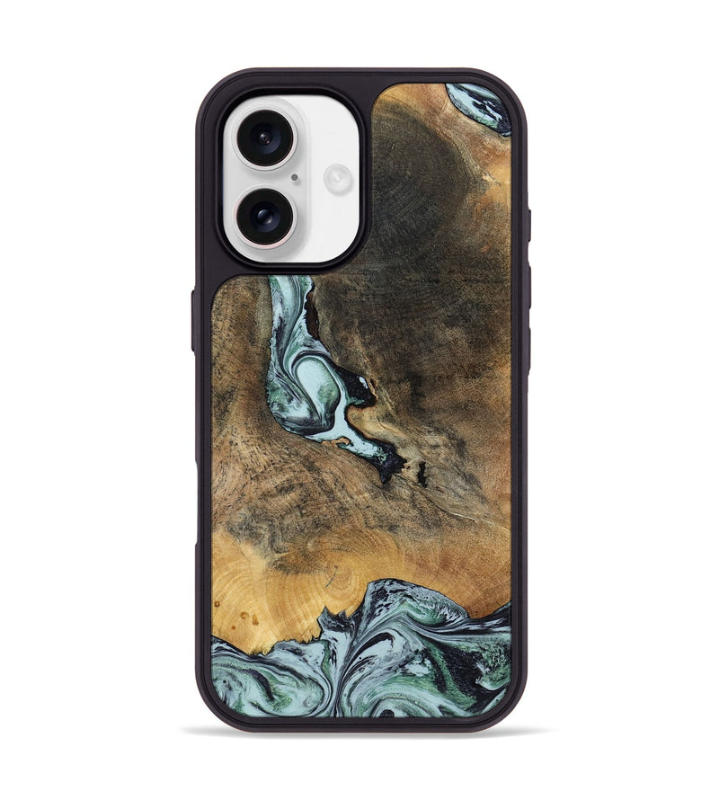 iPhone 17 Wood Phone Case - Avi (Green, 799408)