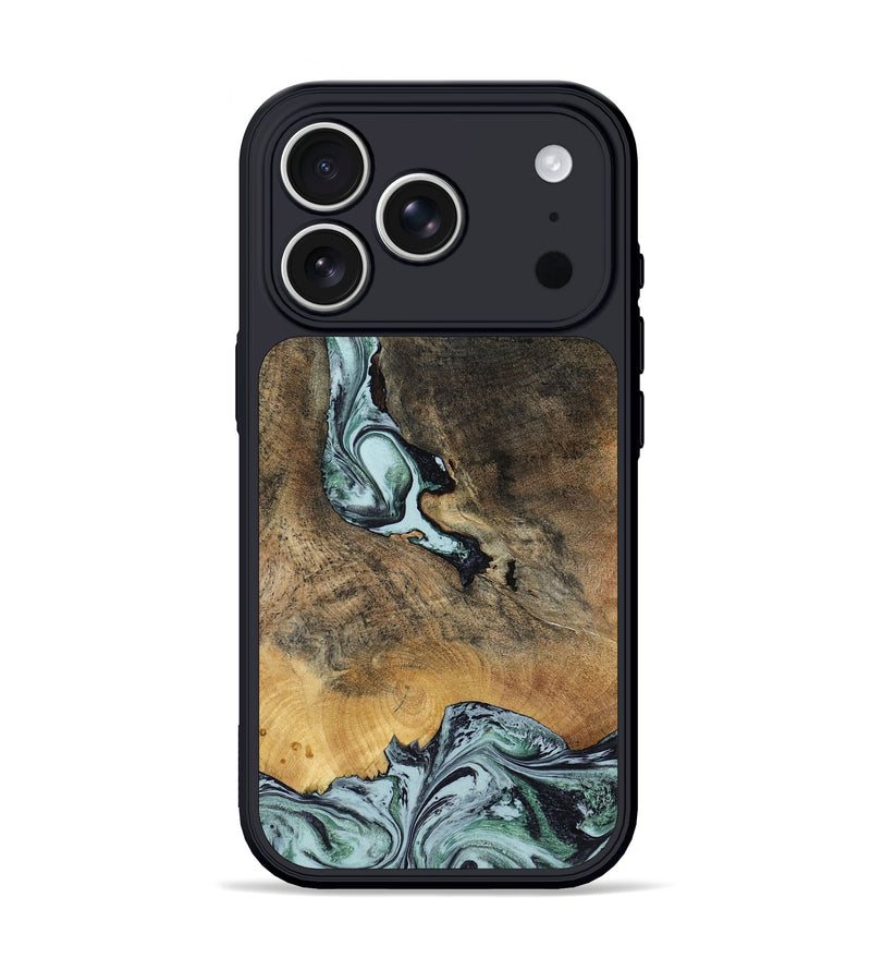iPhone 17 Pro Wood Phone Case - Avi (Green, 799408)