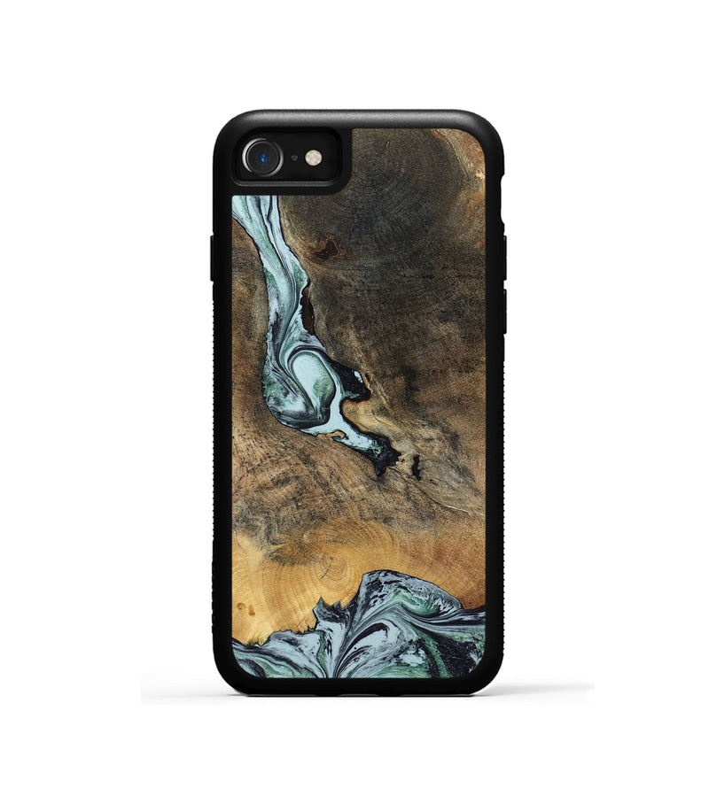 iPhone SE Wood Phone Case - Avi (Green, 799408)