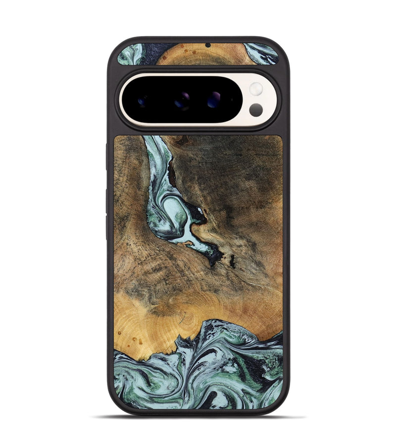 Pixel 9 Pro Wood Phone Case - Avi (Green, 799408)