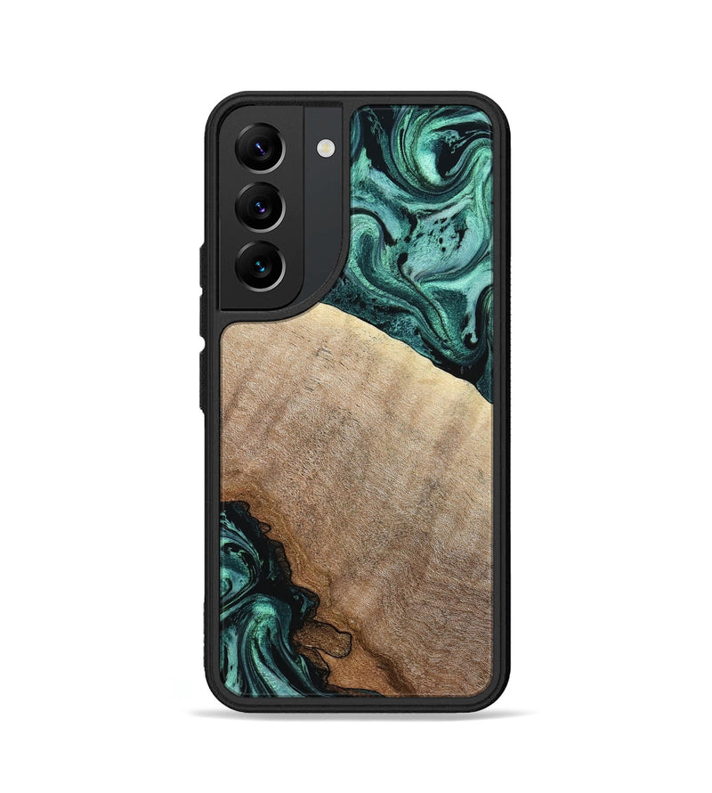 Galaxy S22 Wood Phone Case - Scot (Green, 799410)