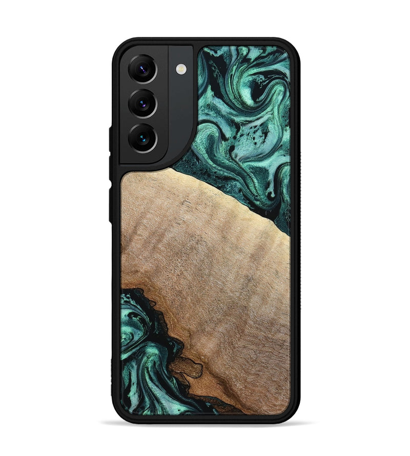 Galaxy S22 Plus Wood Phone Case - Scot (Green, 799410)