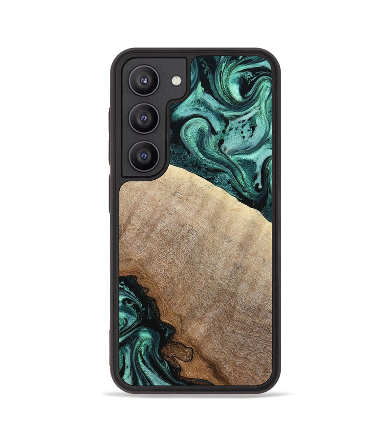 Galaxy S23 Wood Phone Case - Scot (Green, 799410)