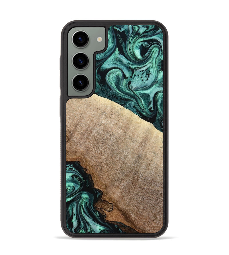 Galaxy S23 Plus Wood Phone Case - Scot (Green, 799410)