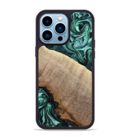 iPhone 14 Pro Max Wood Phone Case - Scot (Green, 799410)