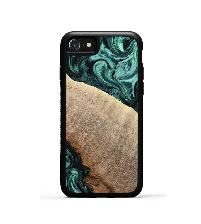 iPhone SE Wood Phone Case - Scot (Green, 799410)