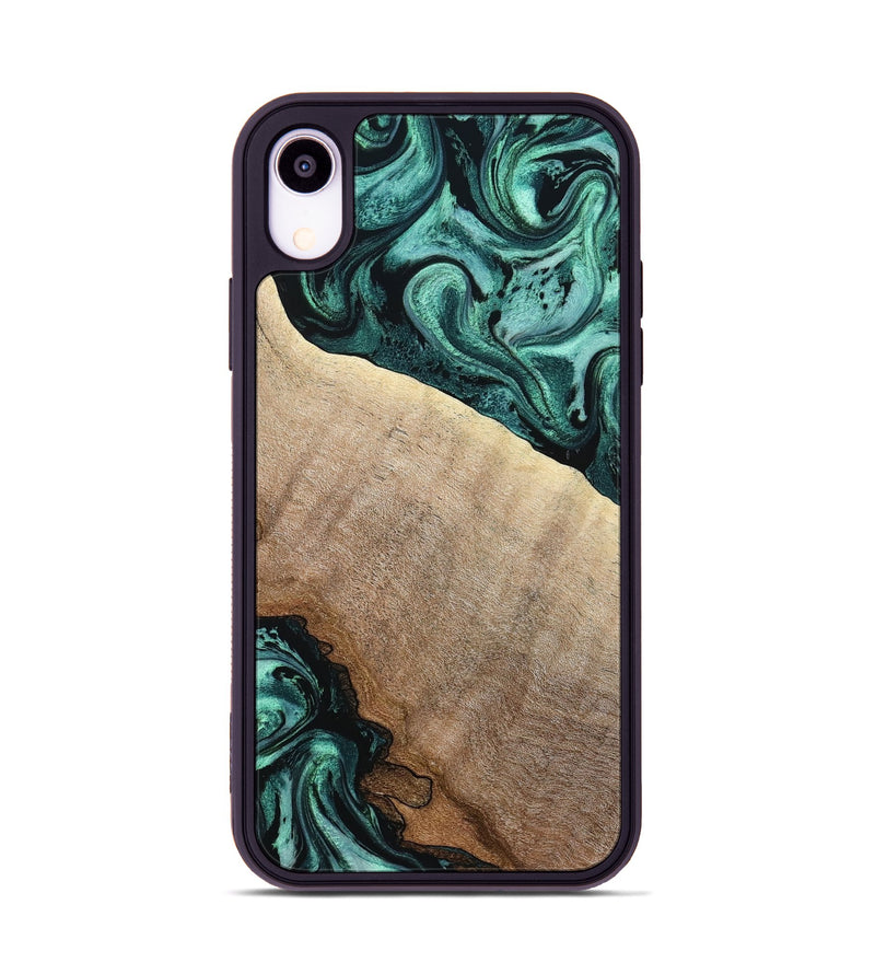iPhone Xr Wood Phone Case - Scot (Green, 799410)