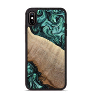 iPhone Xs Max Wood Phone Case - Scot (Green, 799410)