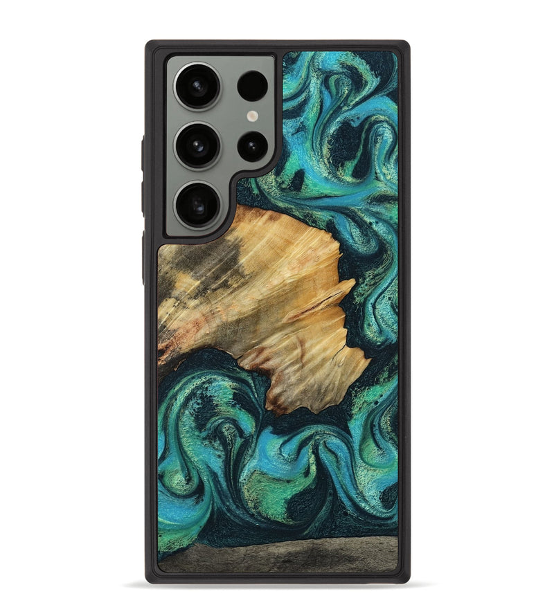Galaxy S23 Ultra Wood Phone Case - Dara (Green, 799412)