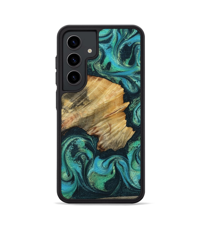 Galaxy S24 Wood Phone Case - Dara (Green, 799412)