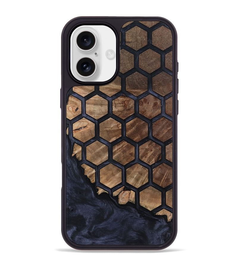 iPhone 16 Plus Wood Phone Case - Arlette (Pattern, 799414)
