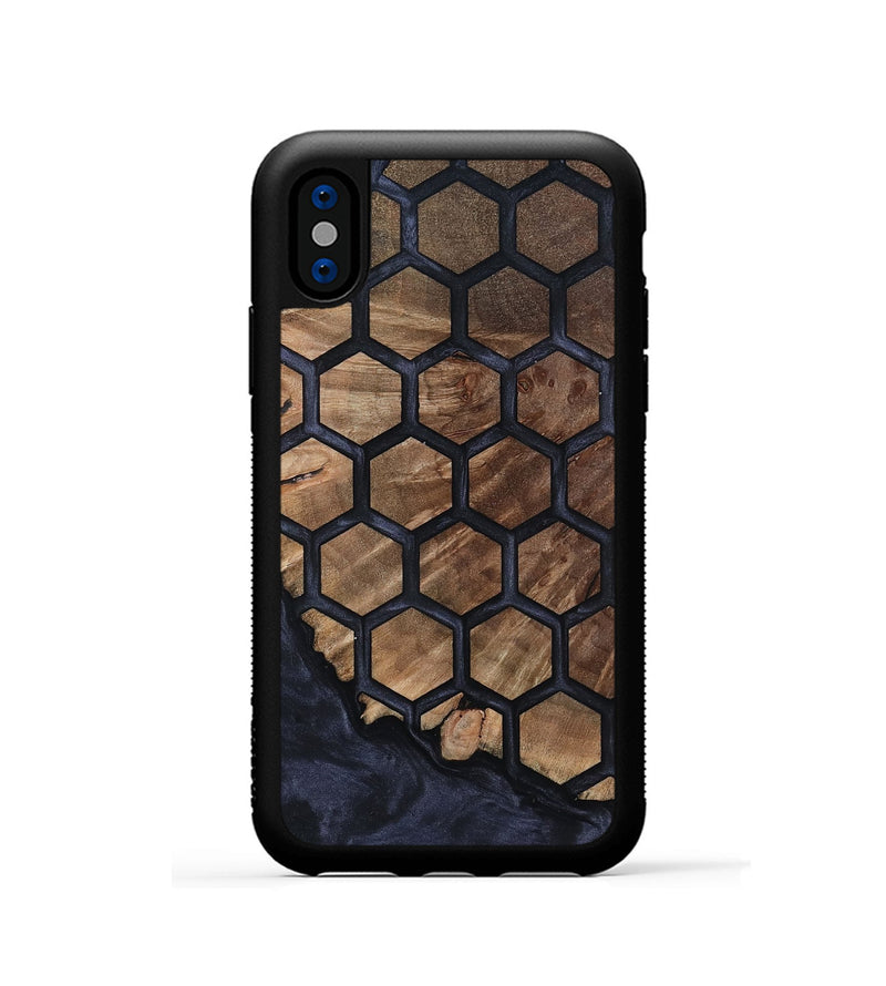 iPhone Xs Wood Phone Case - Arlette (Pattern, 799414)