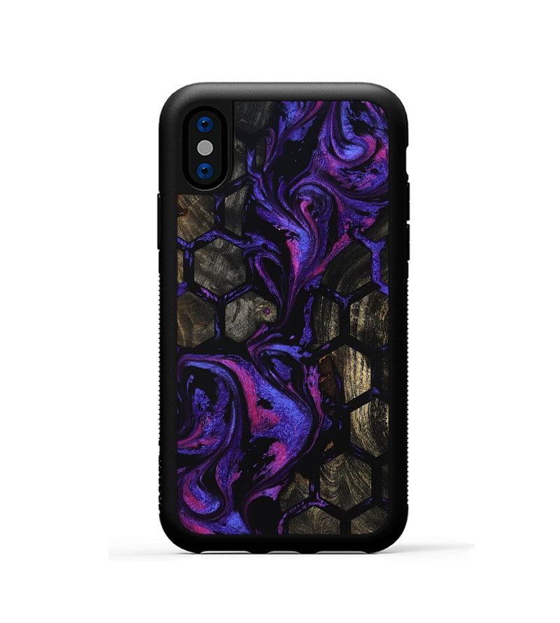 iPhone Xs Wood Phone Case - Aya (Pattern, 799417)