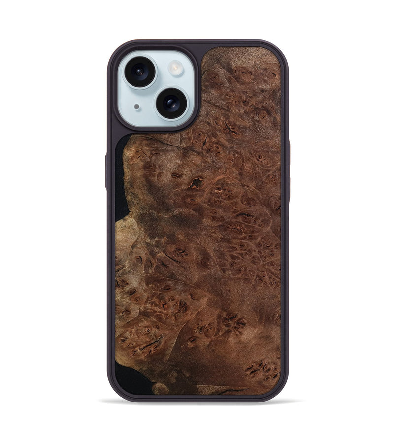 iPhone 15 Wood Phone Case - Fred (Wood Burl, 799418)