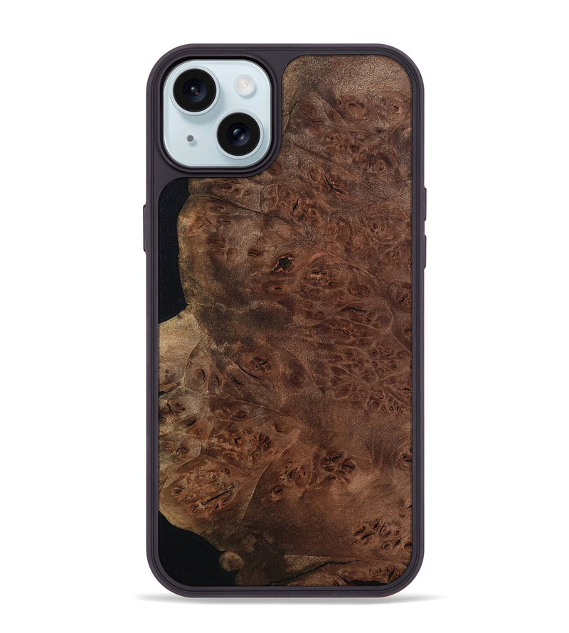 iPhone 15 Plus Wood Phone Case - Fred (Wood Burl, 799418)