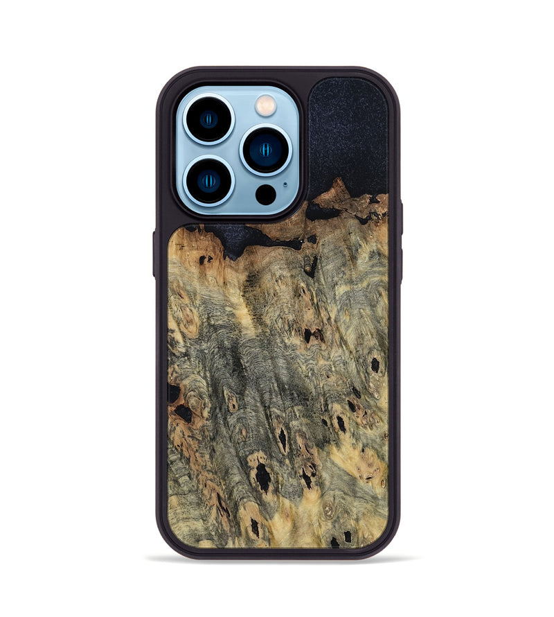 iPhone 14 Pro Wood Phone Case - Waylen (Wood Burl, 799419)