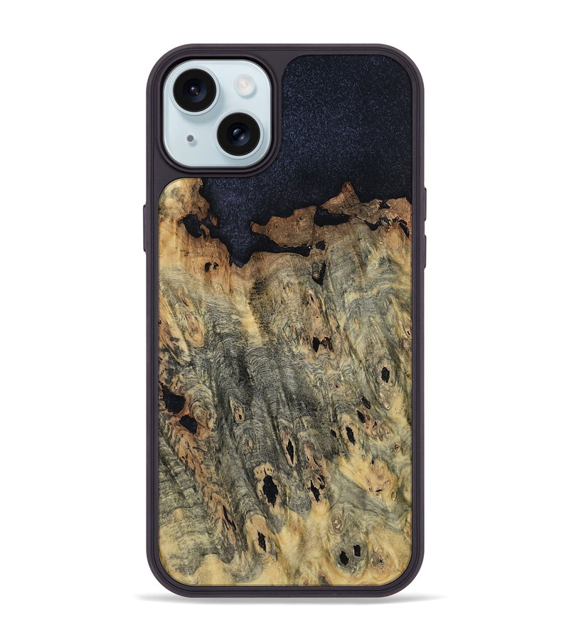 iPhone 15 Plus Wood Phone Case - Waylen (Wood Burl, 799419)