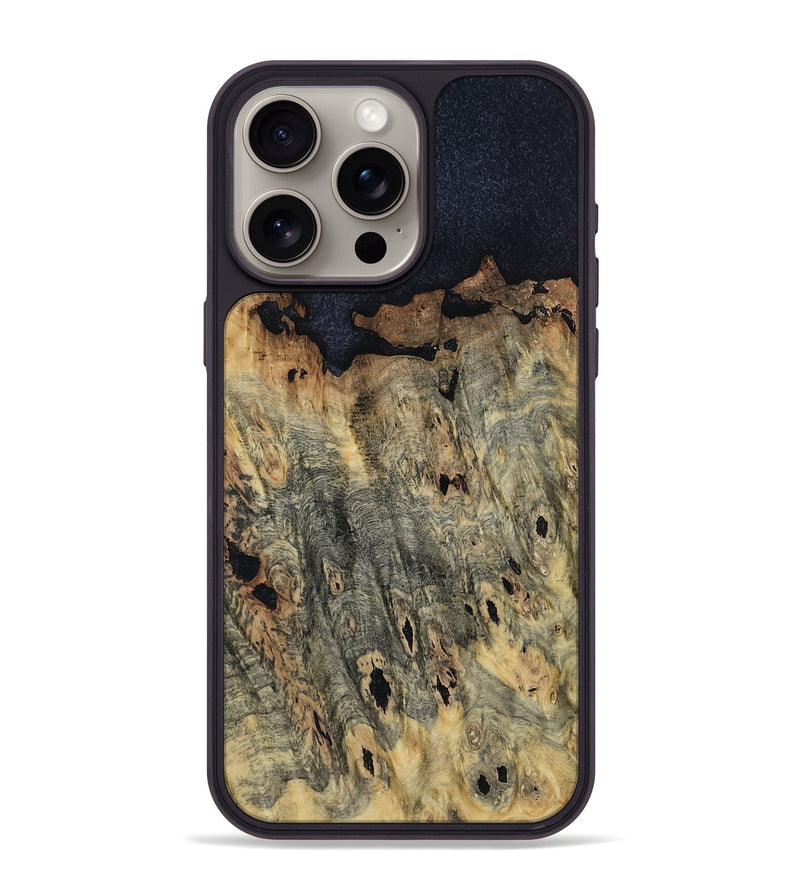 iPhone 15 Pro Max Wood Phone Case - Waylen (Wood Burl, 799419)