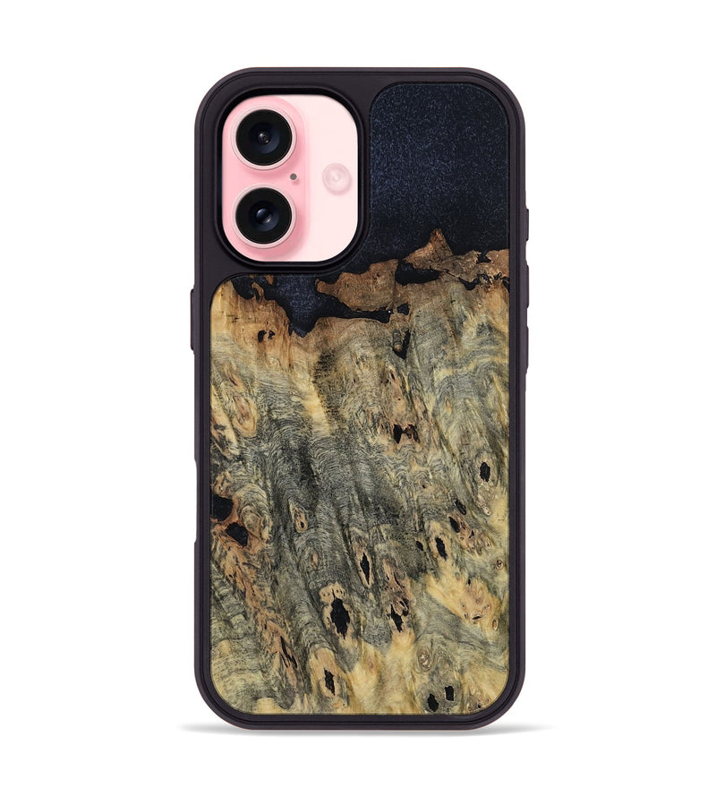 iPhone 16 Wood Phone Case - Waylen (Wood Burl, 799419)
