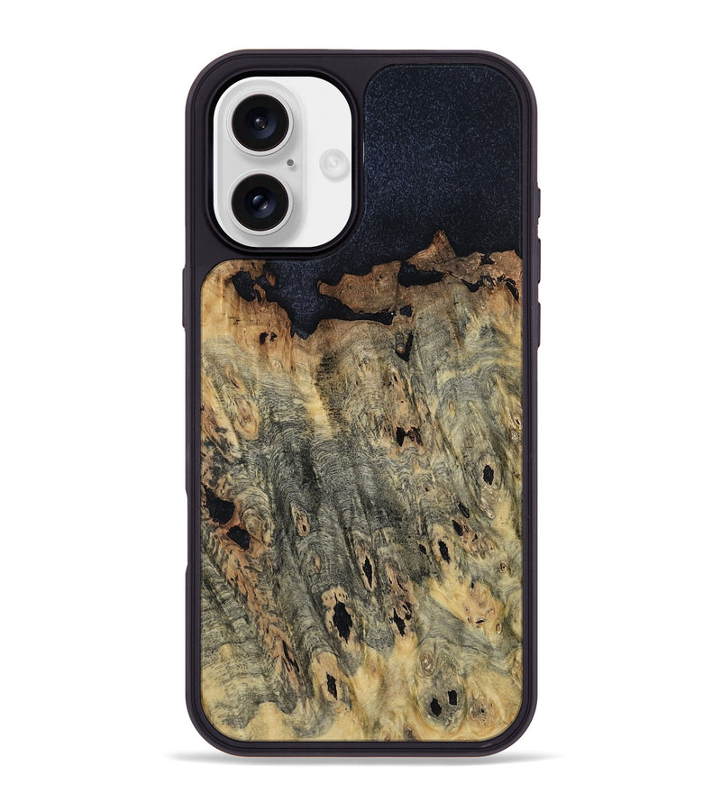iPhone 16 Plus Wood Phone Case - Waylen (Wood Burl, 799419)