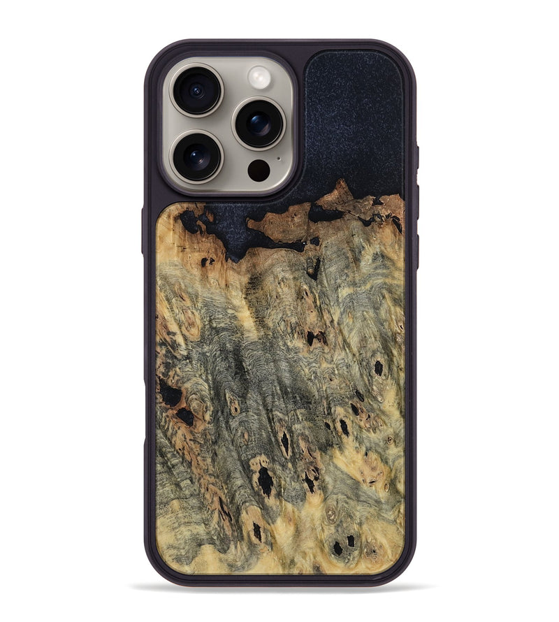 iPhone 16 Pro Max Wood Phone Case - Waylen (Wood Burl, 799419)