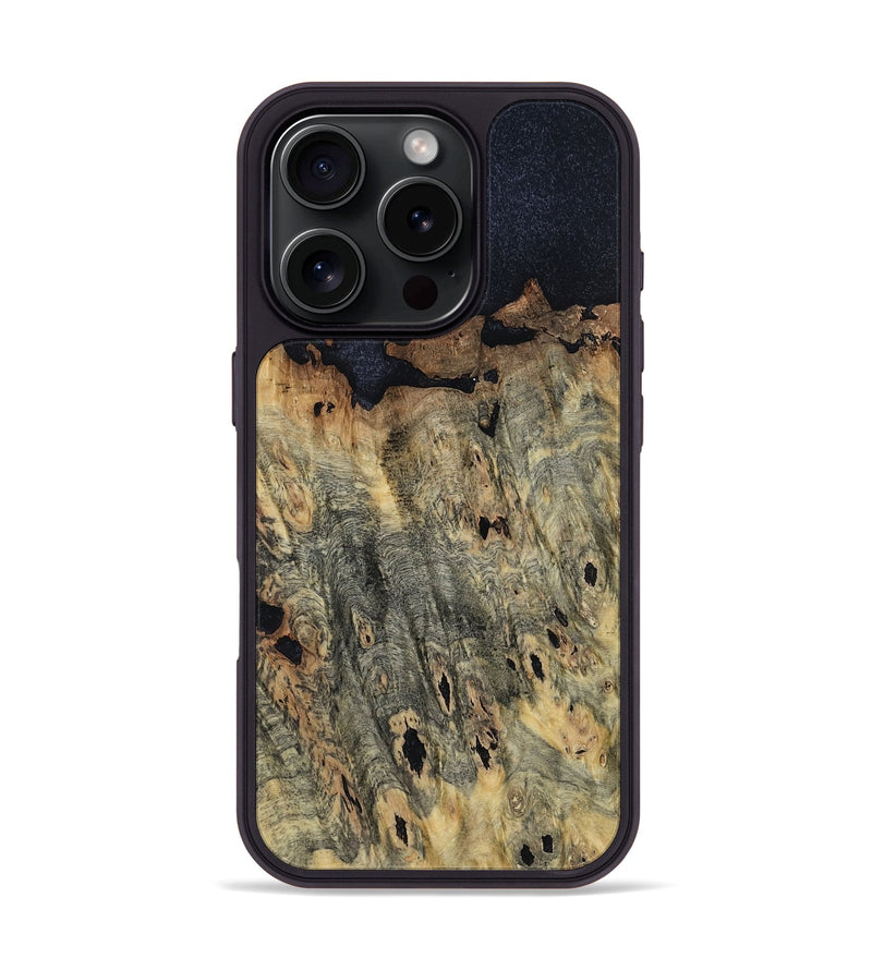 iPhone 16 Pro Wood Phone Case - Waylen (Wood Burl, 799419)