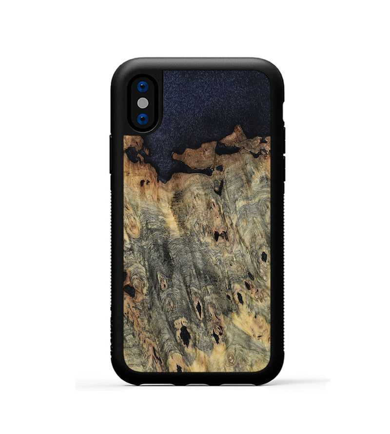 iPhone Xs Wood Phone Case - Waylen (Wood Burl, 799419)