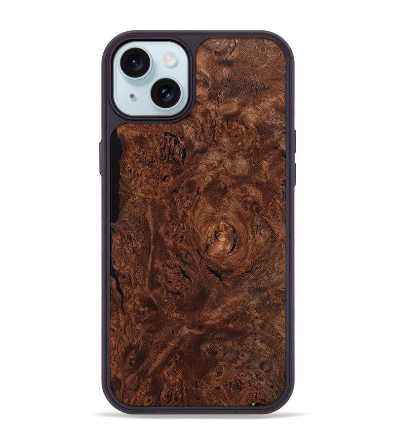 iPhone 15 Plus Wood Phone Case - Jamie (Wood Burl, 799420)