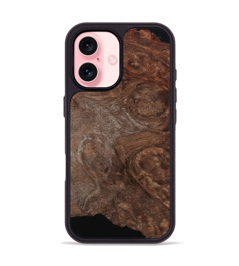 iPhone 16 Wood Phone Case - Harmoni (Wood Burl, 799421)