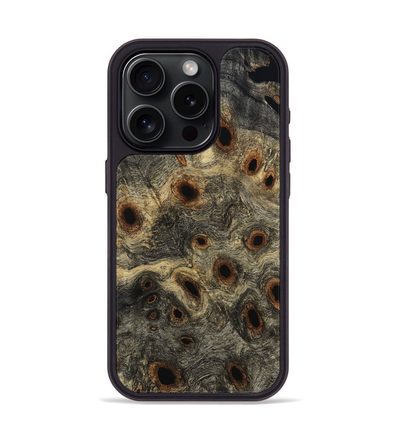 iPhone 15 Pro Wood Phone Case - Wilburn (Wood Burl, 799422)