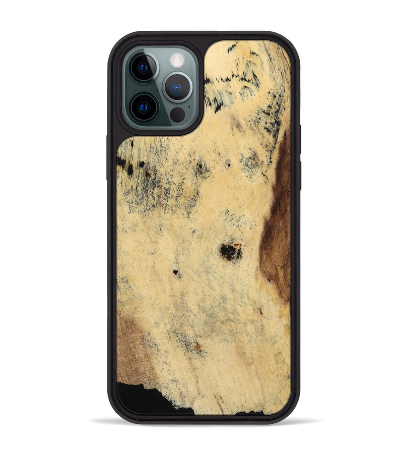 iPhone 12 Pro Max Wood Phone Case - Tobe (Wood Burl, 799423)