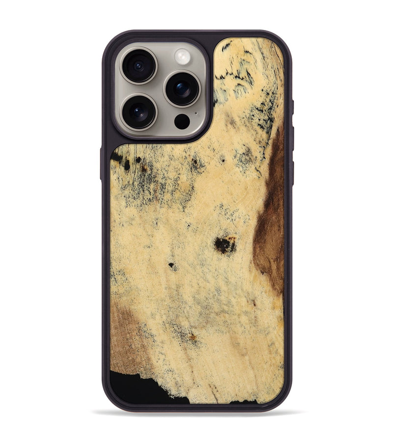 iPhone 15 Pro Max Wood Phone Case - Tobe (Wood Burl, 799423)