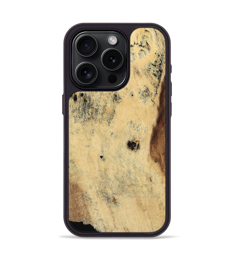 iPhone 15 Pro Wood Phone Case - Tobe (Wood Burl, 799423)