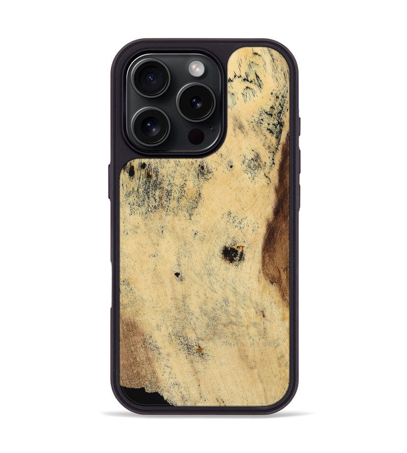 iPhone 16 Pro Wood Phone Case - Tobe (Wood Burl, 799423)