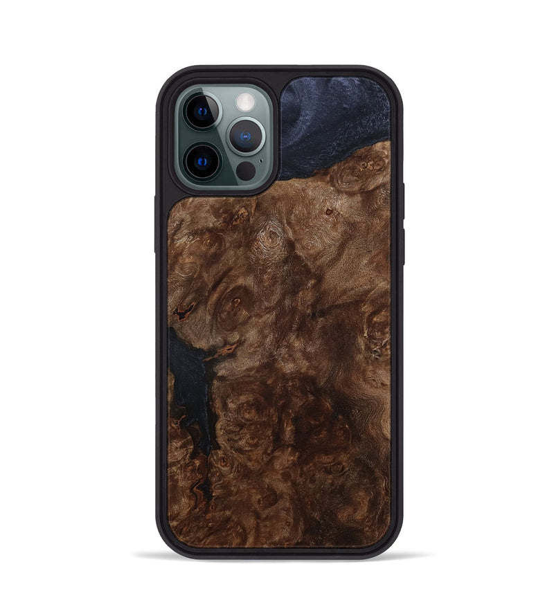 iPhone 12 Pro Wood Phone Case - Misael (Wood Burl, 799425)