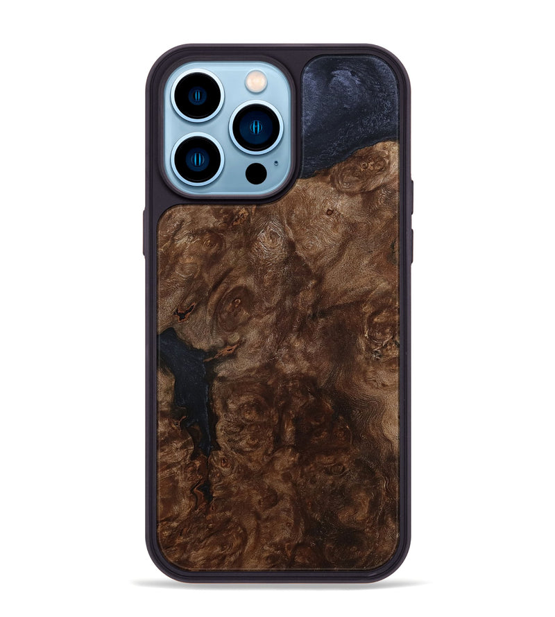 iPhone 14 Pro Max Wood Phone Case - Misael (Wood Burl, 799425)