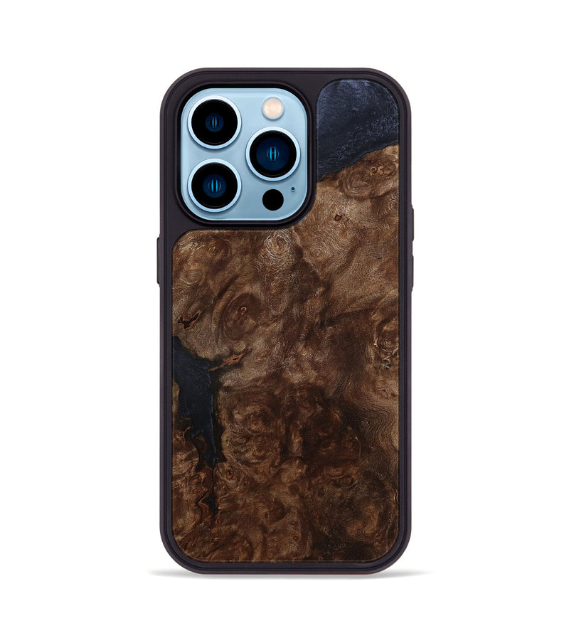 iPhone 14 Pro Wood Phone Case - Misael (Wood Burl, 799425)