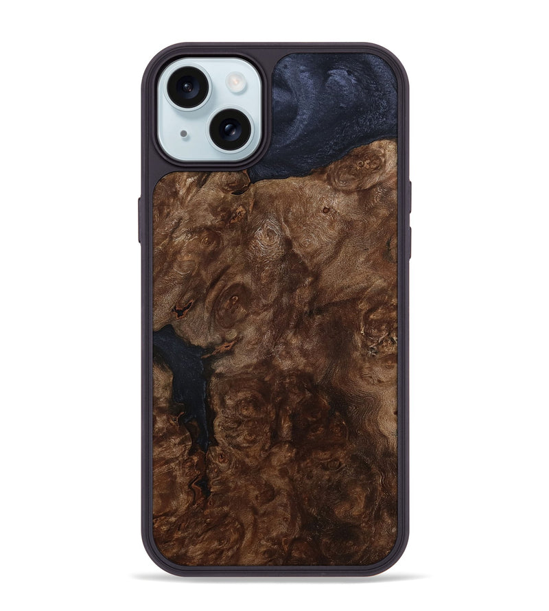iPhone 15 Plus Wood Phone Case - Misael (Wood Burl, 799425)