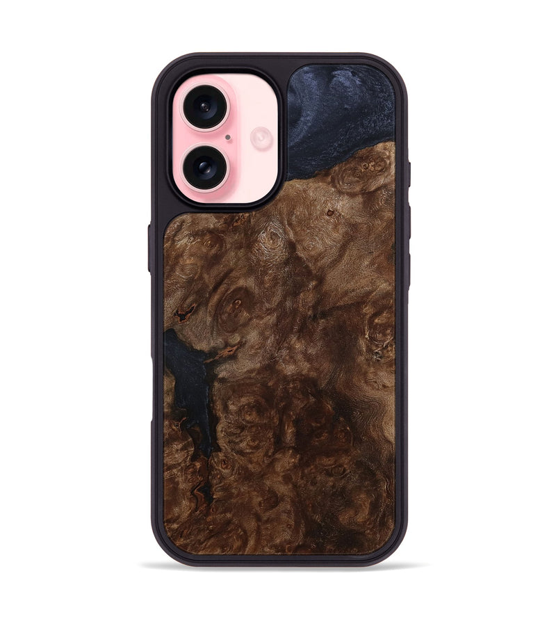 iPhone 16 Wood Phone Case - Misael (Wood Burl, 799425)