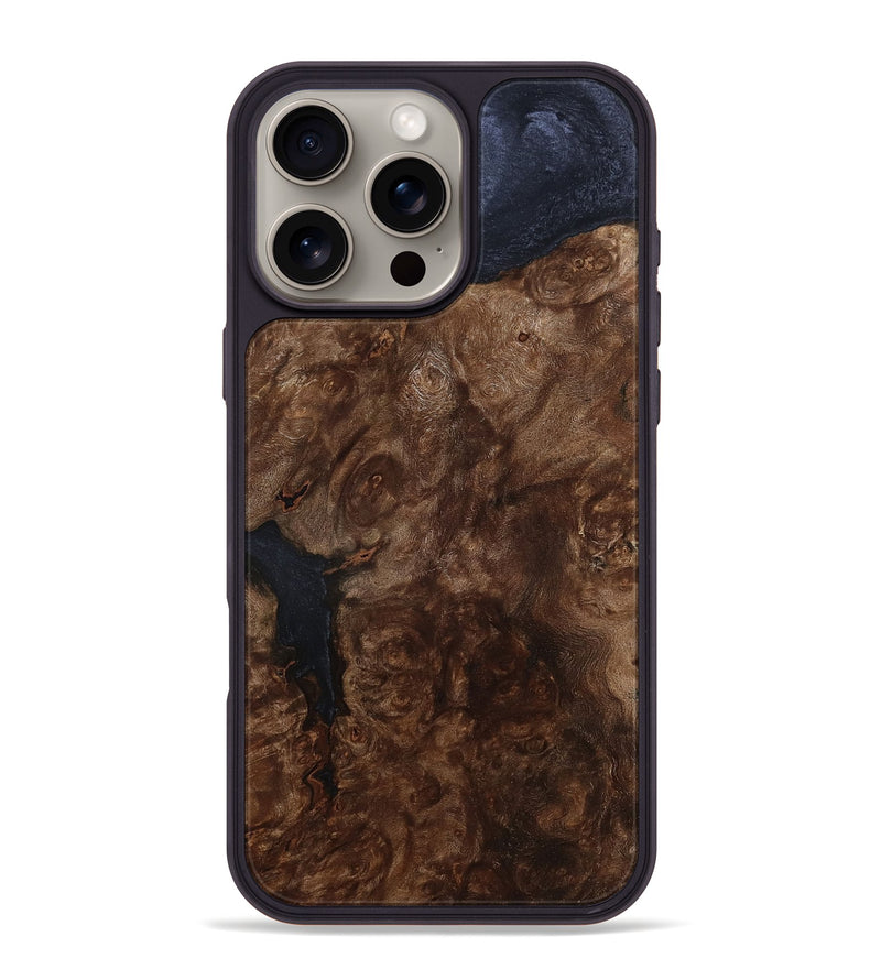 iPhone 16 Pro Max Wood Phone Case - Misael (Wood Burl, 799425)
