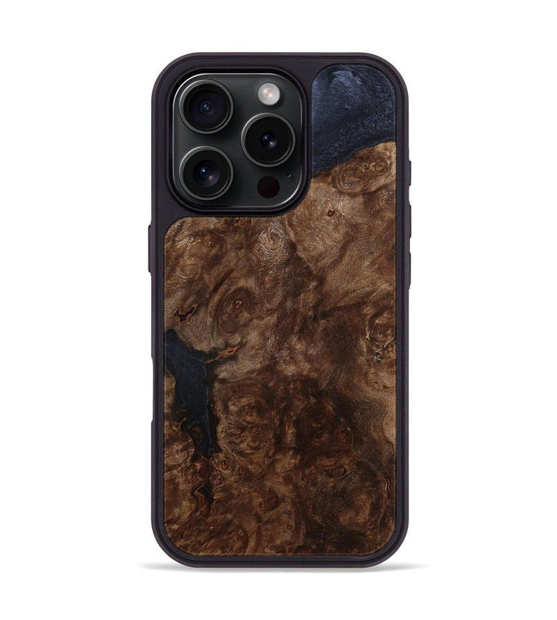 iPhone 16 Pro Wood Phone Case - Misael (Wood Burl, 799425)
