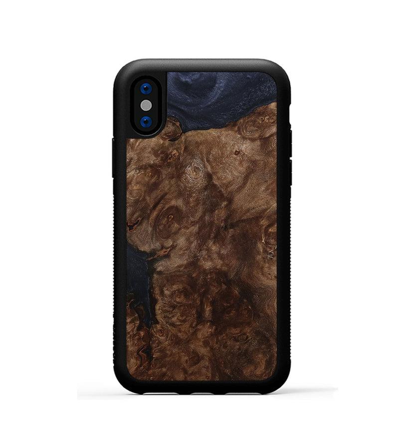 iPhone Xs Wood Phone Case - Misael (Wood Burl, 799425)